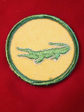 vintage embroidered alligator BSA patch